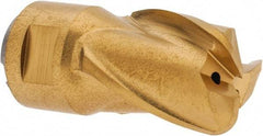 Seco - MP16 E05 Grade F40M Carbide Milling Tip Insert - TiAlN/TiN Finish, 3 Flutes, 5/8" Cutting Diam, 3/4" Depth of Cut, 1.283" Extension, 0.122" Cnr Rad - Apex Tool & Supply