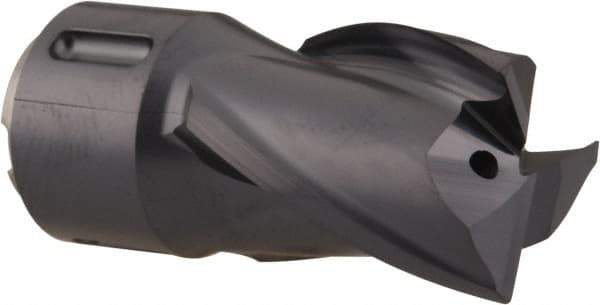 Seco - MP16 M05 Grade MP3000 Carbide Milling Tip Insert - TiAlN Finish, 3 Flutes, 5/8" Cutting Diam, 3/4" Depth of Cut, 1.283" Extension, 1/64" Cnr Rad - Apex Tool & Supply