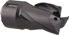 Seco - MP16 M05 Grade MP3000 Carbide Milling Tip Insert - TiAlN Finish, 3 Flutes, 5/8" Cutting Diam, 3/4" Depth of Cut, 1.283" Extension, 1/64" Cnr Rad - Apex Tool & Supply