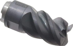 Seco - MP10 M02 Grade MP3000 Carbide Milling Tip Insert - TiAlN Finish, 4 Flutes, 3/8" Cutting Diam, 0.472" Depth of Cut, 0.826" Extension, 0.0315" Cnr Rad - Apex Tool & Supply
