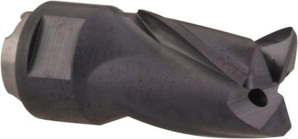 Seco - MP10 M03 Grade MP3000 Carbide Milling Tip Insert - TiAlN Finish, 3 Flutes, 3/8" Cutting Diam, 0.472" Depth of Cut, 0.826" Extension, 0.0315" Cnr Rad - Apex Tool & Supply