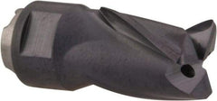 Seco - MP10 M03 Grade MP3000 Carbide Milling Tip Insert - TiAlN Finish, 3 Flutes, 3/8" Cutting Diam, 0.472" Depth of Cut, 0.826" Extension, 0.0315" Cnr Rad - Apex Tool & Supply