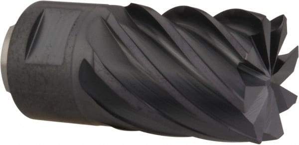 Seco - MP16 M04 Grade MP3000 Carbide Milling Tip Insert - TiAlN Finish, 3 Flutes, 16mm Cutting Diam, 19mm Depth of Cut, 32.6mm Extension, 1/64" Cnr Rad - Apex Tool & Supply