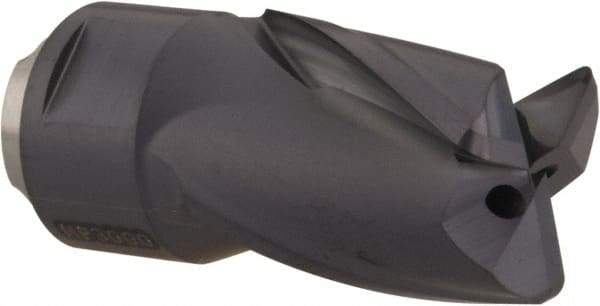Seco - MP12 M04 Grade MP3000 Carbide Milling Tip Insert - TiAlN Finish, 3 Flutes, 12mm Cutting Diam, 14mm Depth of Cut, 24mm Extension, 0.047" Cnr Rad - Apex Tool & Supply