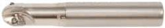 Seco - 5/8" Cut Diam, 0.55" Max Depth of Cut, 5/8" Shank Diam, 3.878" OAL, Indexable Ball Nose End Mill - Straight Shank, R218.20 Toolholder, 218.20-080.R Insert - Apex Tool & Supply