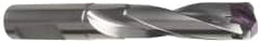 Guhring - 0.551 to 0.57", 46.2mm Max Depth, 5/8" Shank Diam, 68mm Flute, Replaceable-Tip Drill - Apex Tool & Supply