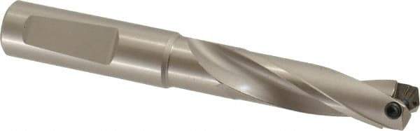 Guhring - 0.571 to 0.59" Diam, 47.8mm Max Depth, 5/8" Shank Diam, 70mm Flute, Replaceable Tip Drill - HT 800 WP Insert, Series 4107 - Apex Tool & Supply