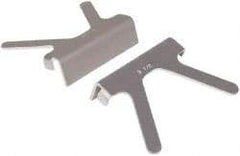 Gibraltar - 3" Jaw Width, Aluminum, Vise Jaw Cap - Press On Attachment - Apex Tool & Supply