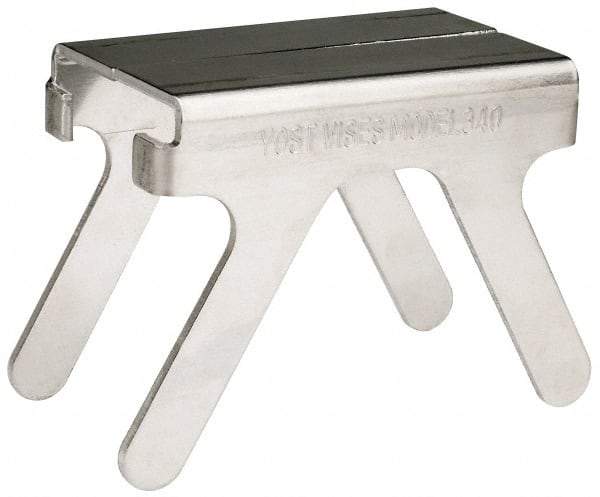 Gibraltar - 4" Jaw Width, Aluminum, Vise Jaw Cap - Press On Attachment - Apex Tool & Supply