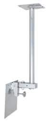 Video Mount - Steel, Flat Panel Ceiling Mount For 25 to 37 Inch LCD Monitor - Silver, 75 Lbs. Load Capacity, 20° Max Tilt Angle, Ceiling Mount Rotating and Tilting - Apex Tool & Supply
