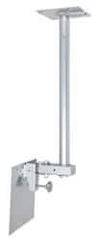 Video Mount - Steel, Flat Panel Ceiling Mount For 25 to 37 Inch LCD Monitor - Silver, 75 Lbs. Load Capacity, 20° Max Tilt Angle, Ceiling Mount Rotating and Tilting - Apex Tool & Supply