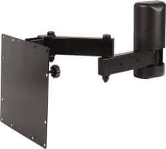 Video Mount - Steel, Flat Panel Arm Mount For 25 to 32 Inch LCD Monitor - Black, 50 Lbs. Load Capacity, 20° Max Tilt Angle, Wall Mount Rotating and Tilting - Apex Tool & Supply