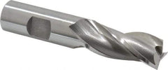 OSG - 3/4", 1-5/8" LOC, 3/4" Shank Diam, 3-7/8" OAL, 3 Flute, Cobalt Square End Mill - Single End, Uncoated, Spiral Flute, 30° Helix, Centercutting, Right Hand Cut, Right Hand Flute, Series 531 - Apex Tool & Supply