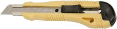 Ability One - Snap Utility Knife - 5-5/8" Steel Blade, Yellow Steel Handle - Apex Tool & Supply