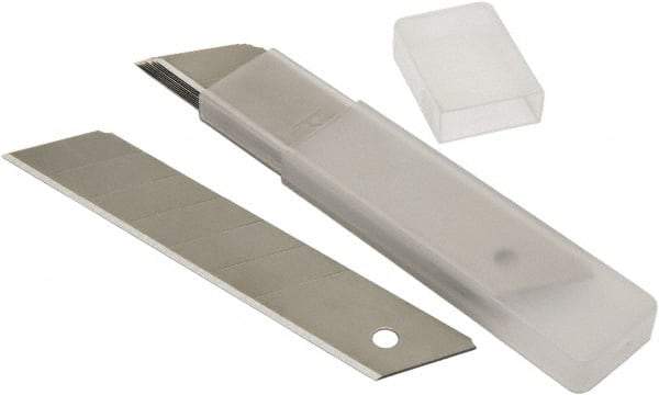 Ability One - 10 Piece Steel Snap Blade - 25mm OAL - Apex Tool & Supply