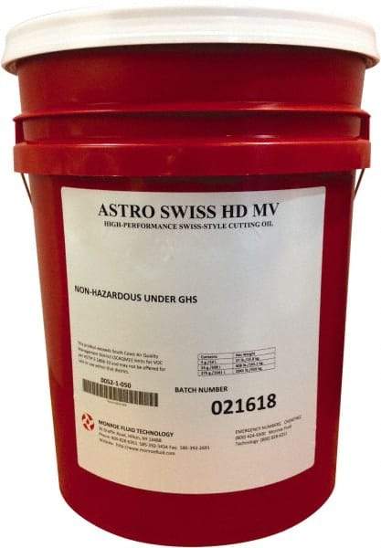 Monroe Fluid Technology - 5 Gal Pail Cutting & Grinding Fluid - Straight Oil - Apex Tool & Supply