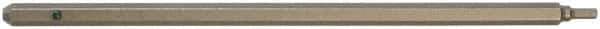 Paramount - 3/32" Hex Screwdriver Blade - 5mm Drive, 5-1/2" OAL - Apex Tool & Supply