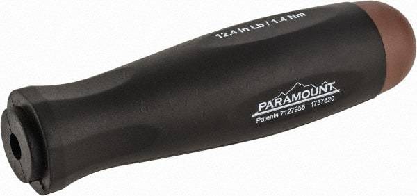 Paramount - 1 Piece, 1.4 Max N/m, Preset Torque Limiting Screwdriver - 0.1969" Drive - Apex Tool & Supply