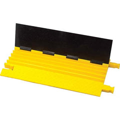 Checkers - On Floor Cable Covers Cover Material: Polyurethane Number of Channels: 5 - Apex Tool & Supply