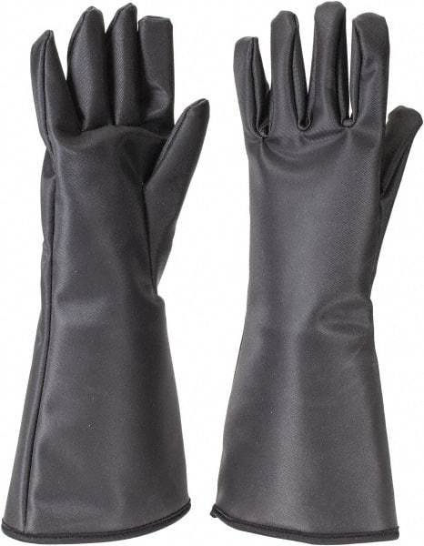 PRO-SAFE - Size S Aramid Lined Silicone Heat Resistant Glove - 13-1/2" OAL, Gauntlet Cuff - Apex Tool & Supply