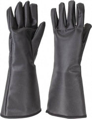 PRO-SAFE - Size S Aramid Lined Silicone Heat Resistant Glove - 13-1/2" OAL, Gauntlet Cuff - Apex Tool & Supply