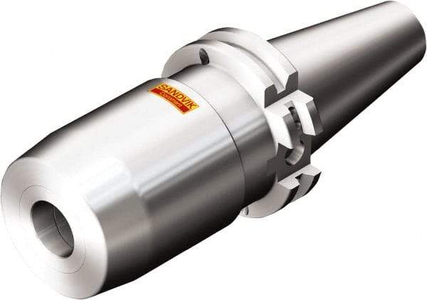 Sandvik Coromant - CAT50 CATV50 Taper Shank, 25mm Hole Diam, Hydraulic Tool Holder/Chuck - 65mm Nose Diam, 87mm Projection, Through Coolant - Exact Industrial Supply