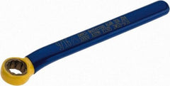 Ampco - 9/16" 12 Point Insulated Offset Box Wrench - Single End, 6-1/4" OAL, Aluminum Bronze - Apex Tool & Supply