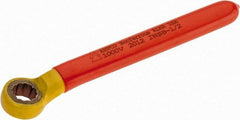Ampco - 1/2" 12 Point Insulated Offset Box Wrench - Single End, 5-7/8" OAL, Aluminum Bronze - Apex Tool & Supply