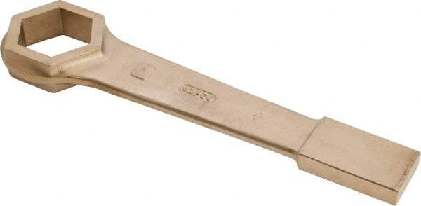 Ampco - 2-3/4" 6 Point Striking Box Wrench - Single End, 17" OAL, Aluminum Bronze - Apex Tool & Supply