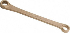 Ampco - 11/16" x 25/32" 12 Point Offset Box Wrench - Double End, 10-3/4" OAL, Aluminum Bronze - Apex Tool & Supply