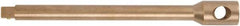 Ampco - 1/2" Drive Standard Socket Extension - 10" OAL - Apex Tool & Supply