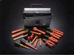 Ampco - 17 Piece 3/8" Drive Insulated Hand Tool Set - Comes in Tool Box - Apex Tool & Supply