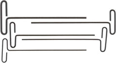 Bondhus - 5 Piece Loop T-Handle Hex Key Set - Hex Range 2.5 to 6mm, 9" OAL, Protanium High Torque Steel - Apex Tool & Supply