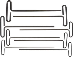 Bondhus - 8 Piece Loop T-Handle Hex Key Set - Hex Range 2 to 10mm, 9" OAL, Protanium High Torque Steel - Apex Tool & Supply