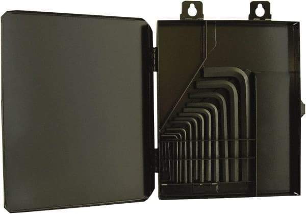 Bondhus - 15 Piece L-Key Hex Key Set - Hex Range 0.028 to 3/8", 8" OAL, Protanium High Torque Steel - Apex Tool & Supply