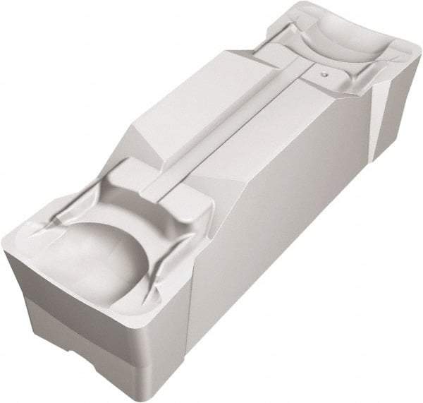 Sandvik Coromant - E2N123 GM Grade H13A, 2.39mm Cutting Width Carbide Grooving Insert - 18.4mm Max Depth of Cut, Neutral, 0.2mm Corner Radius, Uncoated - Apex Tool & Supply