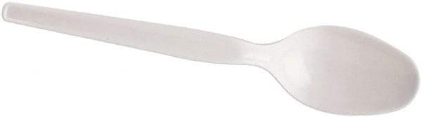 Dixie - Dixie Plastic Tableware, Heavy Mediumweight Teaspoons - White - Apex Tool & Supply