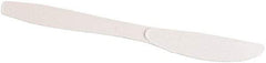 Dixie - Dixie Plastic Tableware, Heavy Mediumweight Knives - White - Apex Tool & Supply