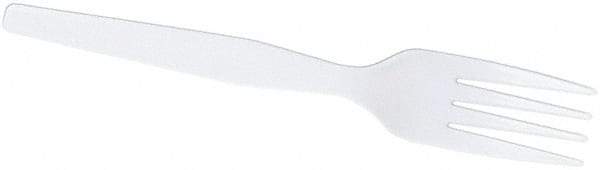 Dixie - Dixie Heavy Mediumweight Plastic Forks - White - Apex Tool & Supply
