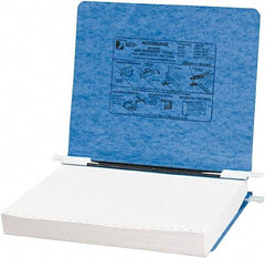 ACCO - 8-1/2 x 11", Holds up to 6" of Unburst Sheets, Light Blue, Data Binders - 11 Point Stock - Apex Tool & Supply