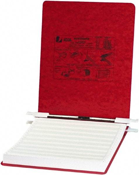 ACCO - 9-1/2 x 11", Holds up to 6" of Unburst Sheets, Executive Red, Data Binders - 11 Point Stock - Apex Tool & Supply