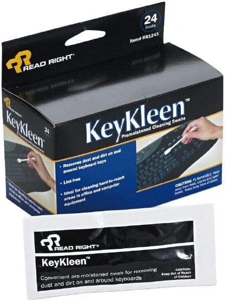 READ RIGHT - Cleaning Swab - Use with Premoistened Swabs Remove Dust & Dirt From Tight Crevices Quickly & Easily. - Apex Tool & Supply