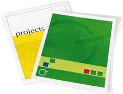 FELLOWES - 50 Piece, 3 mil Thick Plastic Pouch - 11-1/2 Inch Wide x 9 Inch High - Apex Tool & Supply