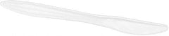 DART - Dart Style Setter Mediumweight Plastic Knives - White - Apex Tool & Supply