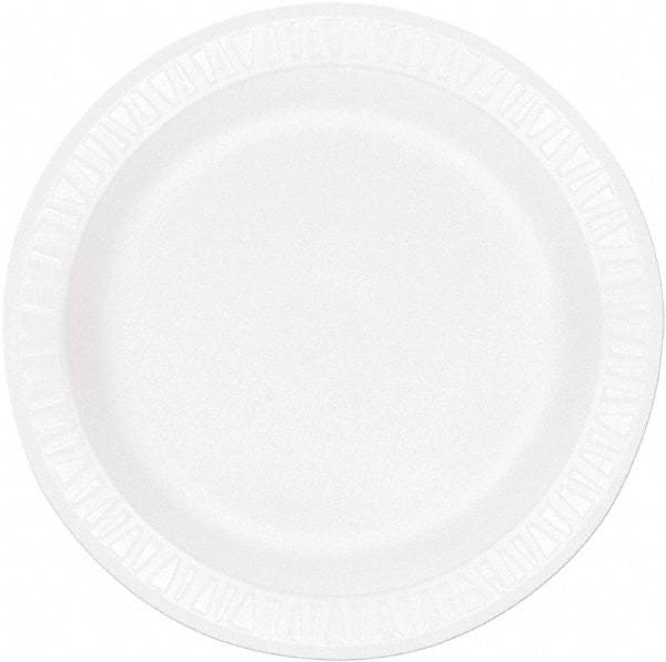 DART - Dart Concorde Foam Plates, 10 1/4" - White - Apex Tool & Supply