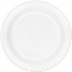 DART - Dart Concorde Foam Plates, 10 1/4" - White - Apex Tool & Supply