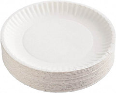 AJM Packaging Corporation - Uncoated Paper Plates, 6" - White - Apex Tool & Supply