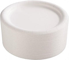 AJM Packaging Corporation - Premium Coated Paper Plates, 9" - White - Apex Tool & Supply