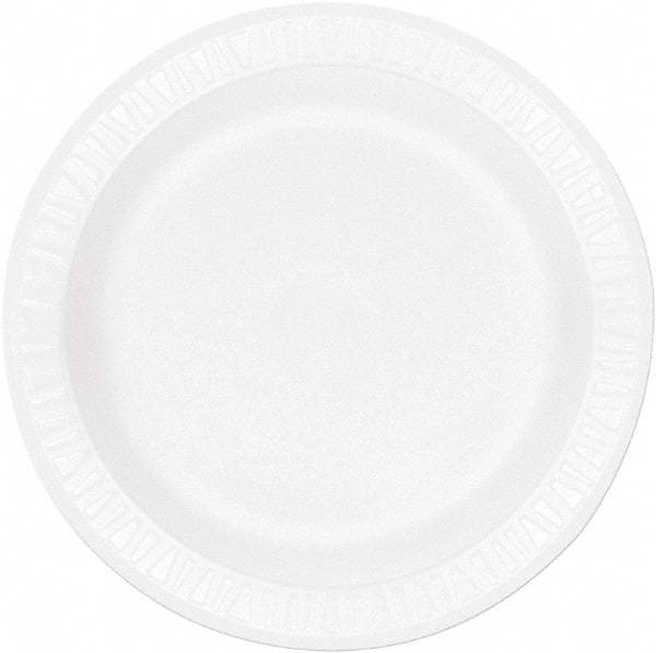 DART - Dart Concorde Foam Plates, 9" - White - Apex Tool & Supply
