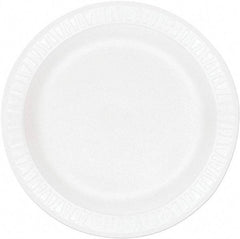 DART - Dart Concorde Foam Plates, 9" - White - Apex Tool & Supply